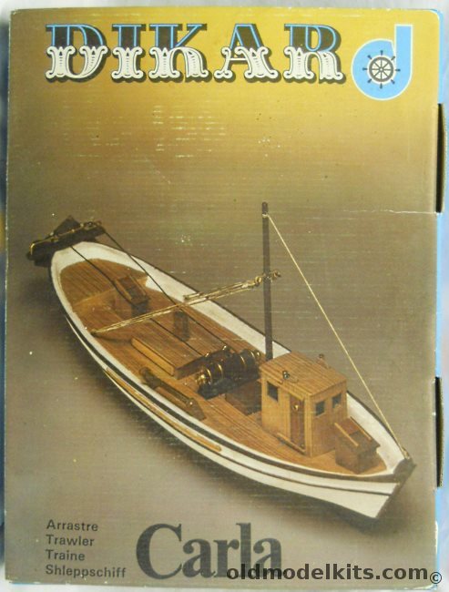 Dikar Carla Trawler, 250 plastic model kit